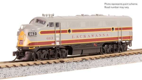 Broadway Limited 9227 EMD F3A Lackawanna DLW 664 Diesel Locomotive As Appears Today DCC-Ready N SCALE Like New