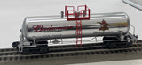 K-Line k6341-5601  ANHEUSER BUSCH BUDWEISER beer ALUMINUM TANK CAR O SCALE   Like New