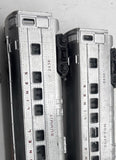 Lionel Postwar 2432 2435 2436 Set of 3 Passenger Cars O SCALE Used No Box as is