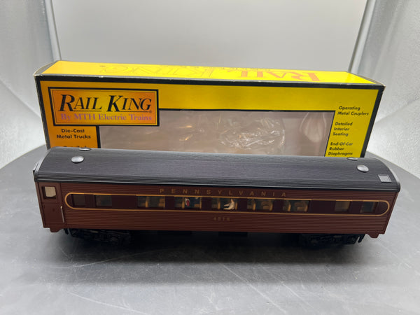 MTH Railking 30-6104C Pennsylvania PRR Passenger car O SCALE Like New