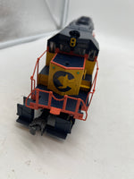 MTH Premier 20-2216-1 Chessie SD40-2 Diesel Engine - Chessie Cab WM 7547 #3  With Proto O SCALE. Used Excellent