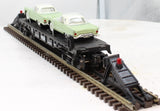 MTH 30-7613 MTH w/T-Birds Auto Transport Flat Car RailKing O Scale Like New