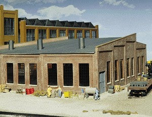 Walthers 933-3041 three-stall roundhouse building kit HO scale  NEW