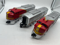 MTH Premier 20-2273-1 Santa Fe FT ABA Diesel Set - ATSF Cab s 167 - With Proto-Sound 2.0 & BCR  O SCALE Used Excellent