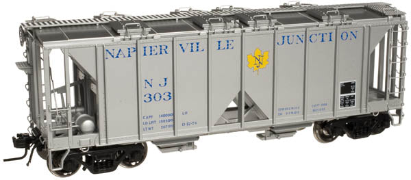 Atlas 8393-1 '0" Napierville Junction ACF 70 Ton Covered Hopper Car O SCALE NEW