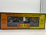 MTH Railking 30-7662 Auto Transport RailKing Flat Car w/Ertlr 1940 Woody Wagon O SCALE NEW