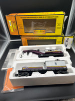 MTH 30-7928, 30-7939 MTHRRC O Scale Crane Car and Tender (Set of 2 items) O Scale Used Excellent