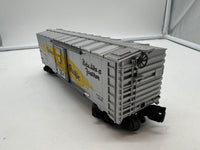 Lionel 6-19259 Western Pacific 6464 series box car silver w yellow feather O SCALE NEW