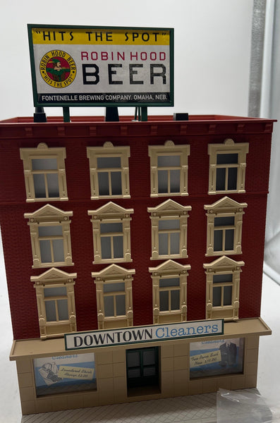MTH Railking 30-90462 Downtown Cleaners building O SCALE Used Excellent