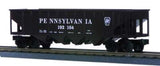 MTH 30-7508 PENNSYLVANIA 4-Bay Hopper RailKing #192164 O Scale Used Excellent