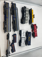 American Flyer Lionel Baltiimore Ohio B&O Freight Set 4-8153 Locomotives & 6 Cars 4-9709, 4-9301, 4-9401, 4-9102, 4-9201, 4-9000 S SCALE Like New