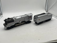 Williams S2-103 Pennsylvania turbine engine and tender set silver/red #6262 O SCALE Used Excellent No Box