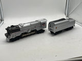 Williams S2-103 Pennsylvania turbine engine and tender set silver/red #6262 O SCALE Used Excellent No Box