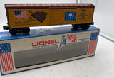 Lionel 6-7608 Spirit of 76 State of South Carolina SC boxcar  O SCALE Like New