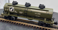 MTH Railking 30-7364 Army 3-Dome Tank Car - Army O SCALE NEW