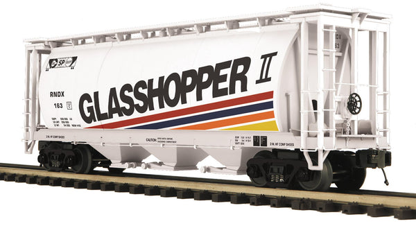 MTH Premier 20-96821 Glasshopper 3-Bay Cylindrical Hopper Car #163 O SCALE NEW