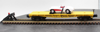 MTH Rugged Rails 33-7603 Chessie Flat Car - with 1957 Corvette  #81130 O SCALE Like New