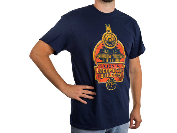 Lionel 9-51021 T-SHIRT LOCOMOTIVE BUILDERS ADULT SMALL LIMITED NEW