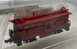 Con-Cor 12512 Western Maryland WM bay window caboose red N SCALE Like New