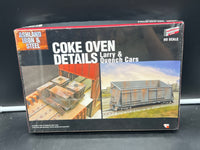 Walthers 933-2964 Cornerstone series coke oven details Larry and quench cars building kit HO SCALE NEW