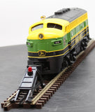 MTH Railking 30-4073-1 John Deere F-3 R-T-R Train  with Proto-Sound 2.0 O SCALE Used Excellent Damaged Box