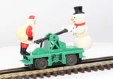 Lionel 6-18422 Santa & Snowman Handcar O Scale Like New