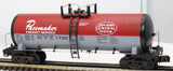 MTH Premier 20-9202 New York Central Tank Car Heavy ABS Plastic Shell Sprung Die-Cast Trucks O SCALE Like New