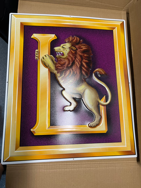 Lionel 9-65953 LIONEL STEEL SIGN THE LIONEL LION O SCALE NEW