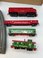 MTH 81-4006-0 Christmas  F-3 Diesel R-T-R Deluxe Freight Train Set DCC READY HO Scale Like New