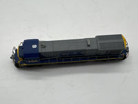 Atlas 49716 CSX Diesel Locomotive Gray & Blue & Yellow #3106 N Scale Used Excellent No Box