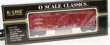 K-Line K763-1051 ATSF O Scale Classic Stockcar #27026 Like New
