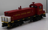 MTH Railking 30-20407-1 U.S. Army SW-8 Switcher Diesel Engine with Proto-Sound 3.0 Red O SCALE Like New