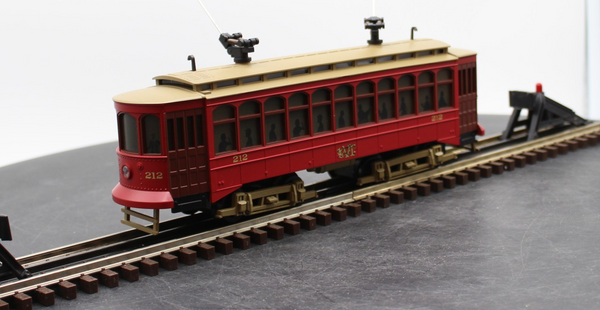 MTH Railking 30-2512-1 Allentown Brill Semi-Convertible Trolley With Proto-Sound O SCALE NEW