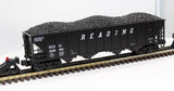 MTH Premier 20-90001b Reading 4 Bay Hopper W/Coal Load Car O SCALE Like New