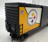 MTH Railking 30-74560 Pittsburgh Steelers 40' High Cube Box Car Super Bowl XLIII O SCALE Like New