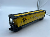MTH 30-75164 Pittsburgh and Lake Erie PLE 4-Bay Cylindrical Hopper Car O SCALE Used Excellent Damaged Box