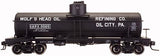 Atlas 8655-8  Wolf's Head Oil --Oil City PA-- 8,000 Gallon Tank Car 3rl  O SCALE NEW