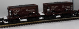 K-Line K6711371A Milwaukee Road Classic Ore Cars 2 O SCALE Used Damaged Box