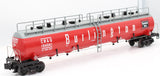 MTH Premier 20-96064 Burlington 20K Gallon 4-Compartment Tank Car O SCALE Like New