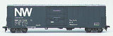 Walthers 932-4759 NORFOLK & WESTERN N&W FGE Style 50' RBL Insulated Boxcar Kit HO Scale NEW