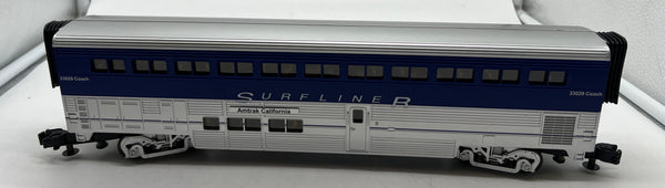 MTH RailKing 30-6509A Amtrak SurfLiner Coach O SCALE Like New Damaged Box