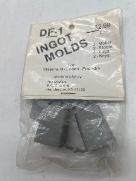BH Models DF-1 Ingot Molds HO SCALE NEW