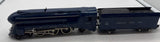 Gilbert American Flyer Gilbert 350 ROYAL BLUE Pacific Locomotive S Scale Used Excellent No Box
