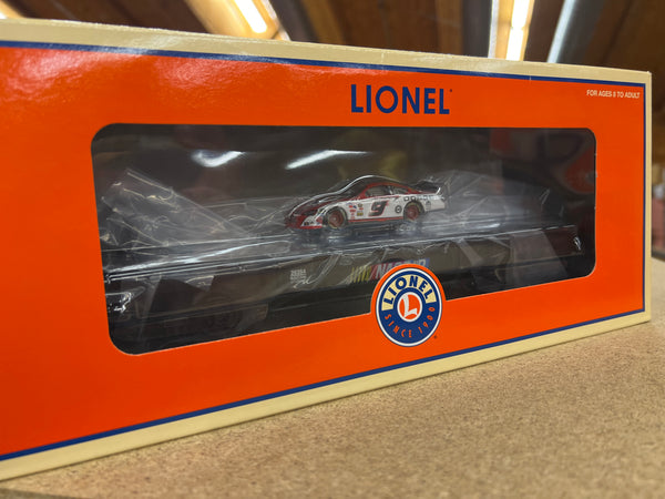 Lionel 6-26354 Kasey Kayne flatcar with #9 racecar O SCALE NEW