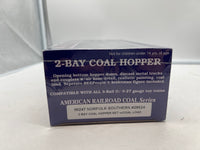 RMT RMT96247 NORFOLK SOUTHERN 2 BAY COAL HOPPER WITH FIGURE, LOAD O SCALE NEW sealed