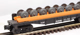 Lionel 6-16369 AMTRAK Flatcar With Wheel Load O Scale Like New