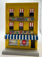MTH Railking 30-90329 MARS - M&Ms 3-Story City Building w/Fire Escape & Blinking Sign O SCALE Like New