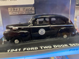 First Response FR41-RR-BO B&O RAILROAD POLICE CAR 1941 FORD 2 DOOR SEDAN 1/43 O SCALE NEW
