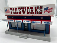 MTH Railking 30-9093 Fireworks Road Side Stand #Fireworks. O SCALE Used Excellent