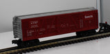 MTH 30-7108 SANTA FE - RED/SILVER STOCK CAR RailKing O Scale Like New